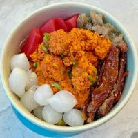 Muhammara bowl at East 14 in Dubai