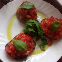 Bruschetta at Holzofenpizza Engel in Frankfurt