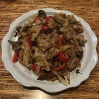 spicy noodle with mock duck  at Sukho Thai Extraordinaire in San Diego