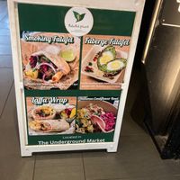 Placard at Falafel Plant in New York City