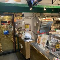 Counter at Falafel Plant in New York City
