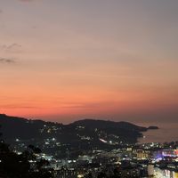 Sunset white eating  at Patong Sunset View Restaurant in Chang Wat Phuket