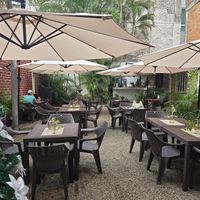 Garden patio at The Wellness Patio in Puerto Vallarta