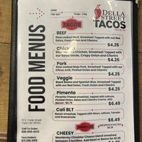 Tacos  at Della Street Tacos in Tryon