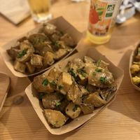 Roasted potatoes  at La Dévoreuse in Pays De La Loire