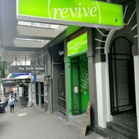 The entrance at Revive Cafe - Wyndham St in Auckland