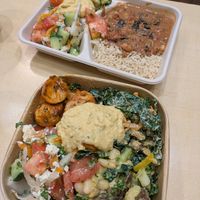 Salad plate and cassoulet at Revive Cafe - Wyndham St in Auckland