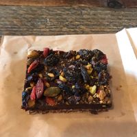 Raw Cacao Slice! at Revive Cafe - Wyndham St in Auckland