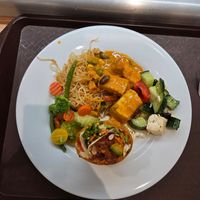 Pretty varied buffet, rich flavors at Vegan BANH MI in Prague