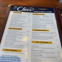   at The Clove Indian and Nepali Cuisine in Glenview