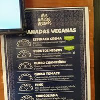 Empanadas menu at Punto Karün in Región Metropolitana