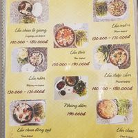 Menu 17/18 at Phi Van in Thuan An
