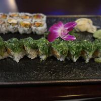 Sweet forest roll (front) and party roll (back)  at Oishii in Jacksonville