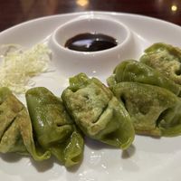 Pan fried vegetable gyoza appetizerr  at Oishii in Jacksonville
