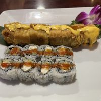 Spicy tofu roll (front) and JVL roll (back)  at Oishii in Jacksonville