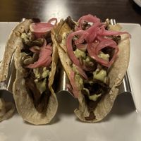These tacos lacked flavor… I should have asked for a bottle of hot sauce    at Dreamstate Cafe in Minneapolis