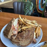 Corned beef sandwich   at Dreamstate Cafe in Minneapolis