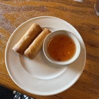 Spring rolls (they’re wonderfully  crispy!)  at SENYAI Thai Street Food & Noodle Bar in Jacksonville