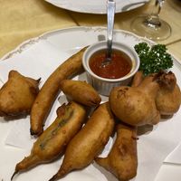 Vegetable pakora at Nataraj - Ginza in Tokyo