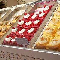 All vegan: Lotus, cookie dough, red velvet, apple at Cinnamood - Donauzentrum  in Wien
