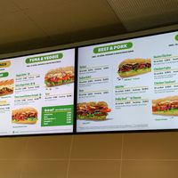 Menu  at Subway in Baden-württemberg