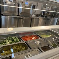 Salad counter  at Subway in Baden-württemberg