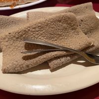 Bread type things. Not sure the name   at Abyssinia Restaurant in Santa Rosa