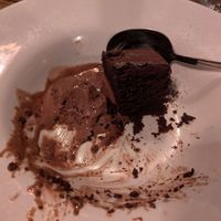Brownie al cioccolato at Pranzo Italian Harrogate in Harrogate