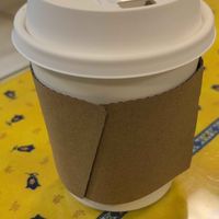 Latte with oat milk at La Crèperie Kafè in Palm Coast