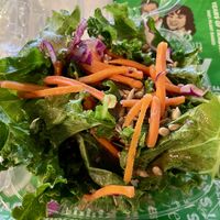 Kale saladd  at Katelyn’s Vegan Soul Cafe (2nd location) in Daytona Beach