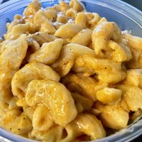 Vegan Mac n cheese side  at Katelyn’s Vegan Soul Cafe (2nd location) in Daytona Beach