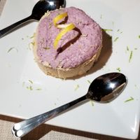 Vegan cheesecake  at The Steer in Buffalo