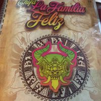 Menu  at Chifa La Familia Feliz in La Fortuna
