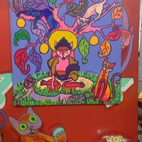 Cats !  at Chifa La Familia Feliz in La Fortuna