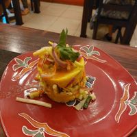 Causa at Chifa La Familia Feliz in La Fortuna