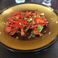 Kam Lu wonton (pineapple sweet and sour!) at Chifa La Familia Feliz in La Fortuna