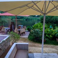 Outdoor seating at Strandgut at Strandgut in Bad Schandau