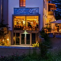 The back of Strandgut from outside at Strandgut in Bad Schandau