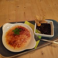 Creme brule  at Strandgut in Bad Schandau