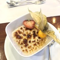 Creme brulé at Strandgut in Bad Schandau