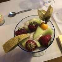 improvisiertes Dessert at Strandgut in Bad Schandau