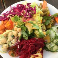 phenomenal salat buffet at Strandgut in Bad Schandau