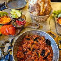 Meneme with traditional bread at LUB's coffee & more in Bremen