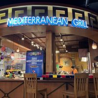 Counter service at the food court  at Mediterranean Grill in Bellevue