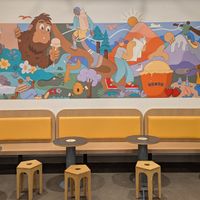 interior at Bonta Gelato in Portland