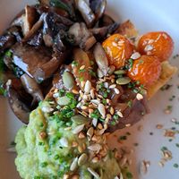 Avocado toast at Wild Goose in Scotland