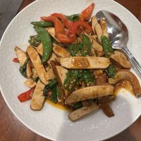 Lemongrass tofu   at Chef Burma in Sacramento