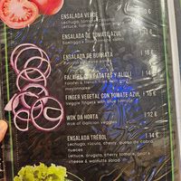 Menu. at Restaurante Trébol in Santiago De Compostela