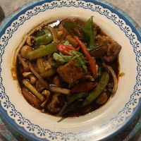 Tofu ginger stir fry (great)   at Rosa's Thai Clapham in London