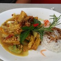 curried tofu and veggies at Pho Vietnam in Fort Smith